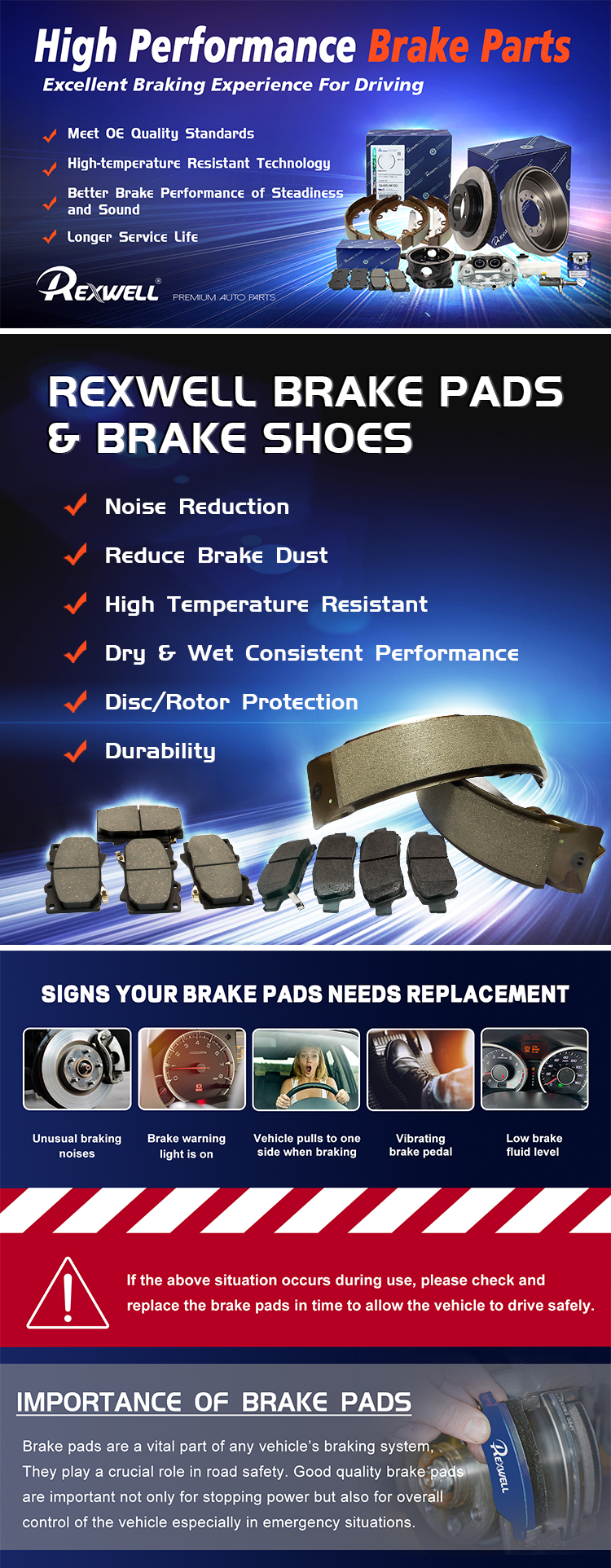 Reference NO. PF-1411 Auto Parts BRAKE PAD For Toyota PRADO J1 04465-YZZF6 04465YZZF6