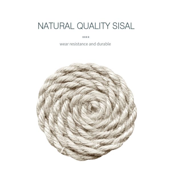 Upgrade Your Cat's Playtime with All-Season Double Sisal Cat Scratching Post