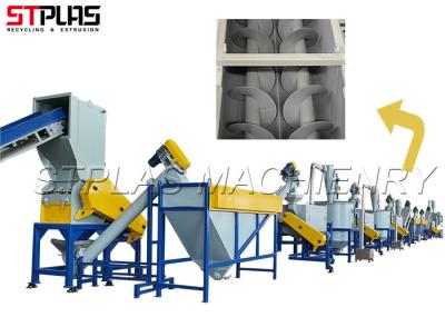 PET Bottle Crushing Washing Recycling Machine with Hot Washer 1000kg/h