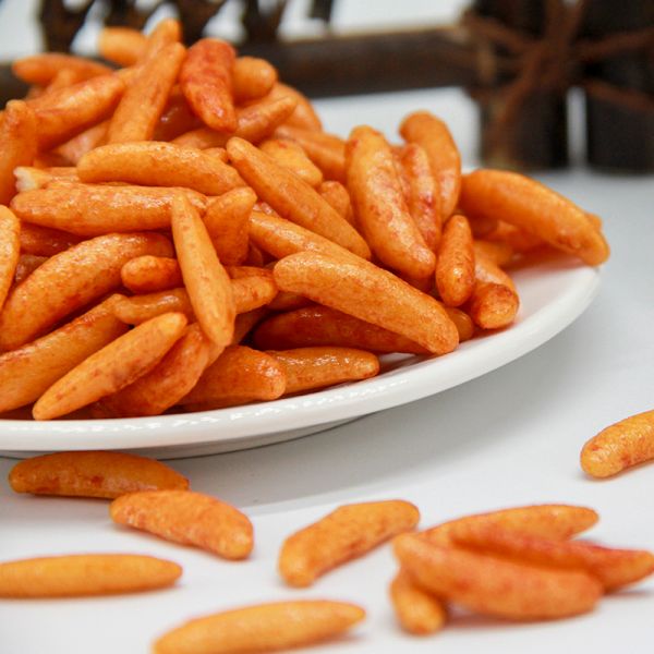 Оптовые японские закуски зерна испекли легкую закуску шутих риса чилей