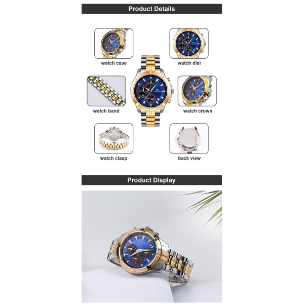 Движение наручных часов 20mm Япония кварца сапфирового стекла для людей