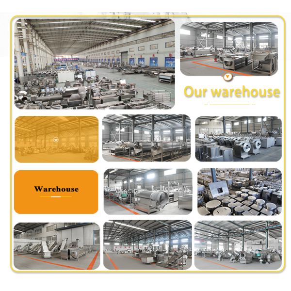 200kg/H 42kw Garri Frying Machine Pork Rinds Fryer Potato Spring Machine