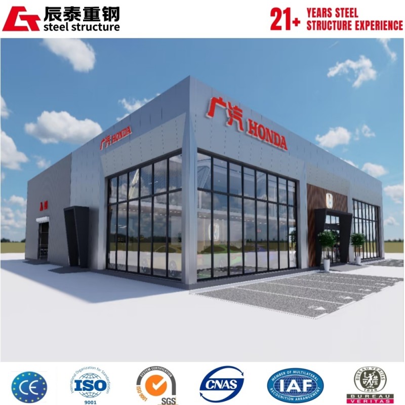 Anti-corrosion Prefab Steel Warehouse Building for Agricultural Grain Storage