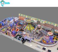Équipement de terrain de jeux à thème espace de conception 3D certifié IAAPA