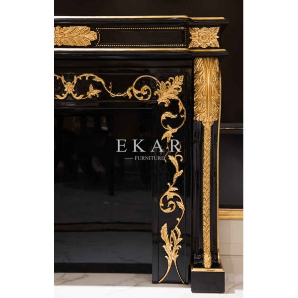 Wooden Fireplace decorative wall mounted indoor fireplace mantel FFP-138