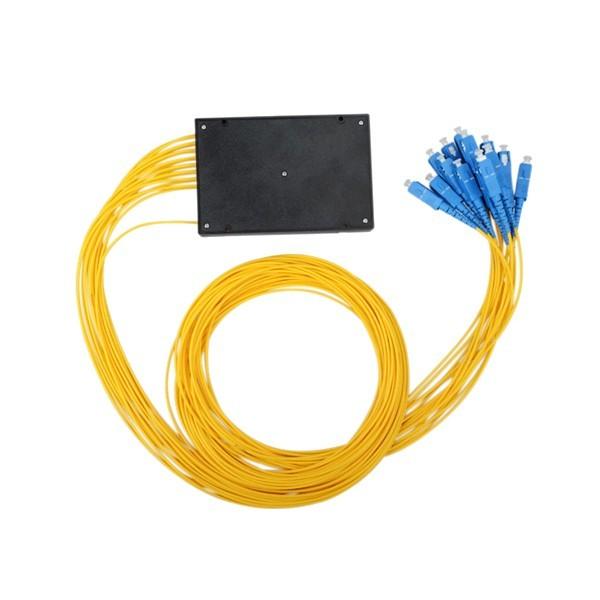 FTTH Optical Fiber 1x2 1x4 1x8 1x16 1x32 PLC Splitter ABS Box Type