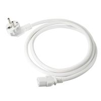 EU Schuko Plug to IEC C13 Power Cord 1.2M Black VDE Certified