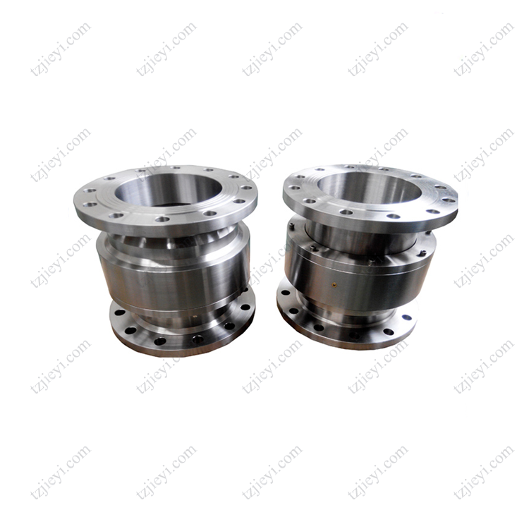 DIN flange standard stainless steel 304 high pressure water swivel joint for suspension arm