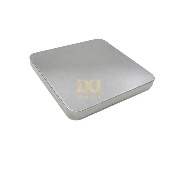 DADI Matte Finish Square Tin Canister 0.23mm-0.38mm Small Square Candy Tin Box with Embedded Lid