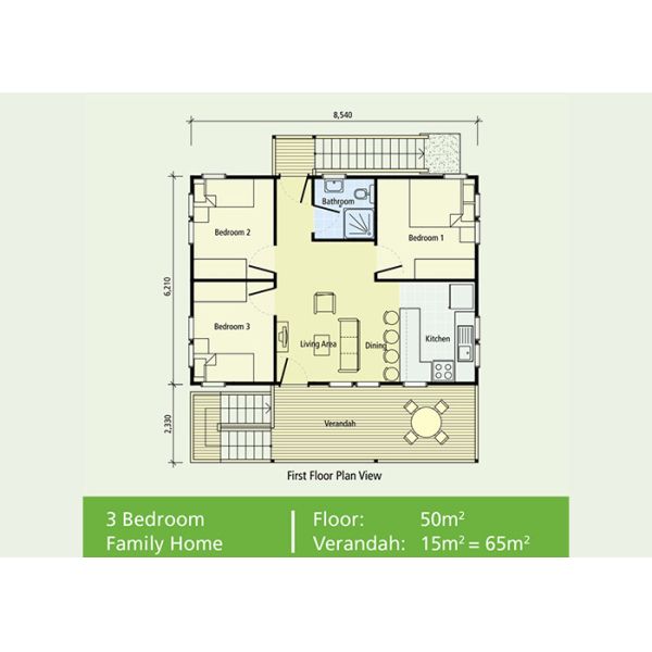 Праздников стальной структуры Горяч-продажи бунгало дома Таиланда Prefab светлых деревянное с 3 спальнями