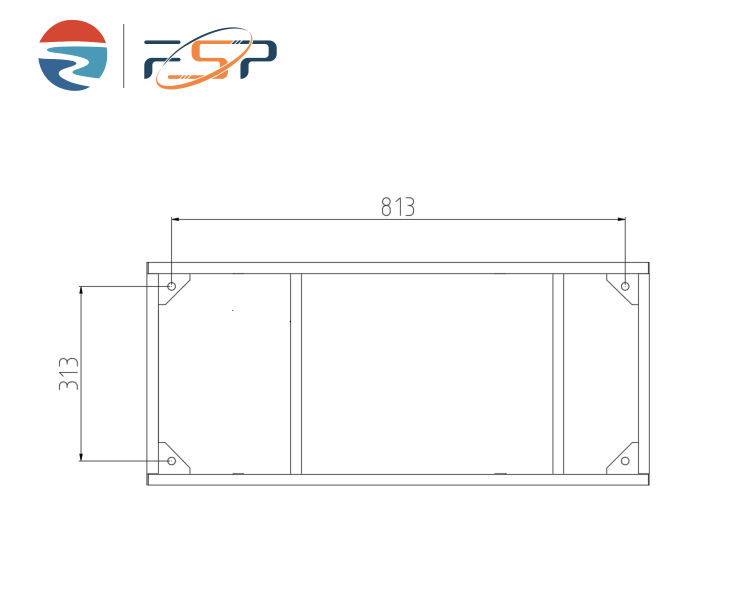 Холоднокатаная сталь 19 дюймовая панель для внутреннего распределения оптических волокон