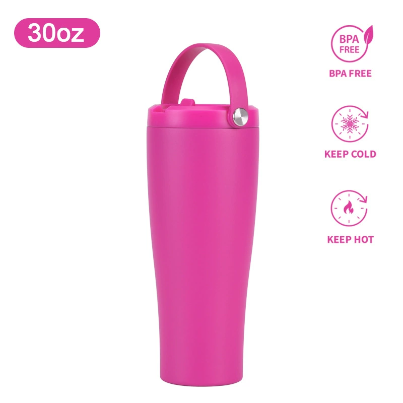 2025 Nouveau 30 oz en acier inoxydable en plein air de sport à double couche sous vide grande capacité Portable isolation tasse