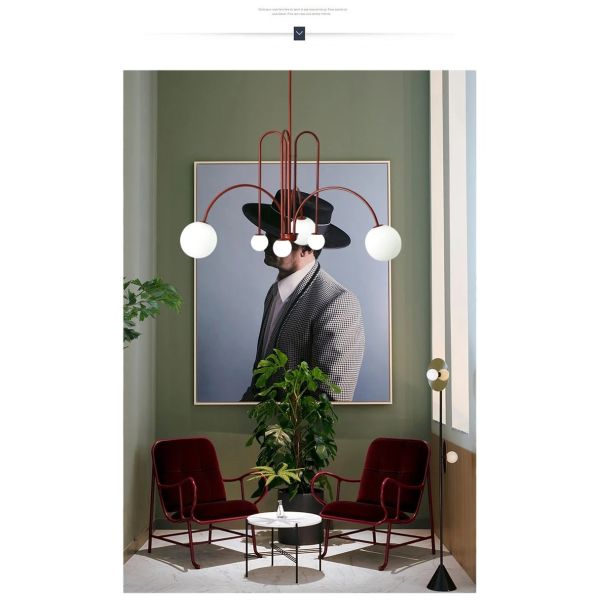 Nordic Minimalist Pendant Light for Living Room Restaurant Lamp（WH-AP-668）