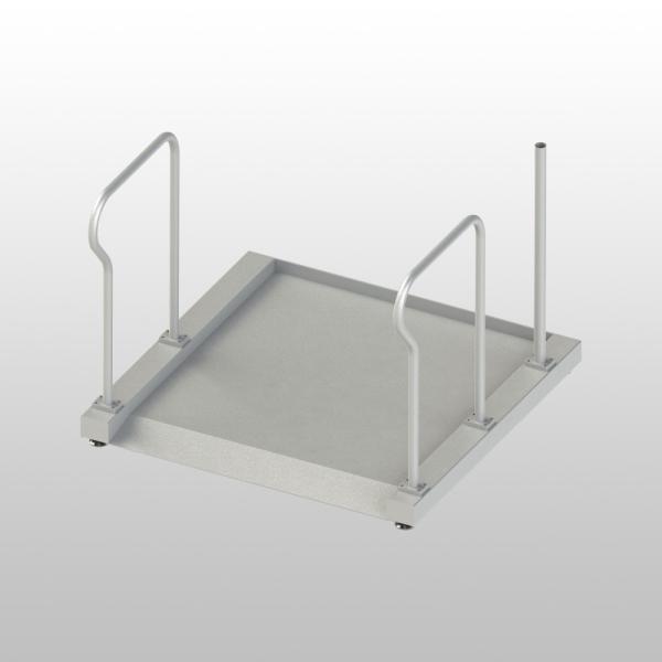 Stainless Steel Industrial Floor Scale 3000Lb/1500Kg High Capacity