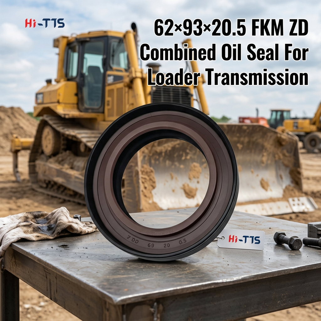 ZD62×93×20.5 FKM Double Spring Rectangular Combined Skeleton Oil Seal Hydraulic System Anti-Leakage Shaft Seal For Mini Loader Gearbox