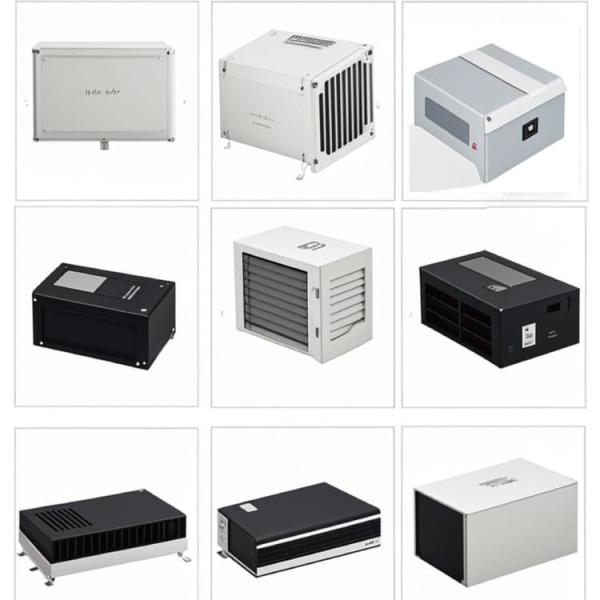 Tamaños personalizables Casillas eléctricas industriales Fabricación de metal de aluminio