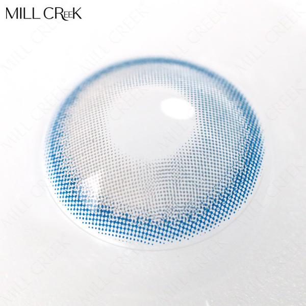 KSSEYE Sparkle Natural Blue Contact Lenses Real Colored Contacts 14.2mm