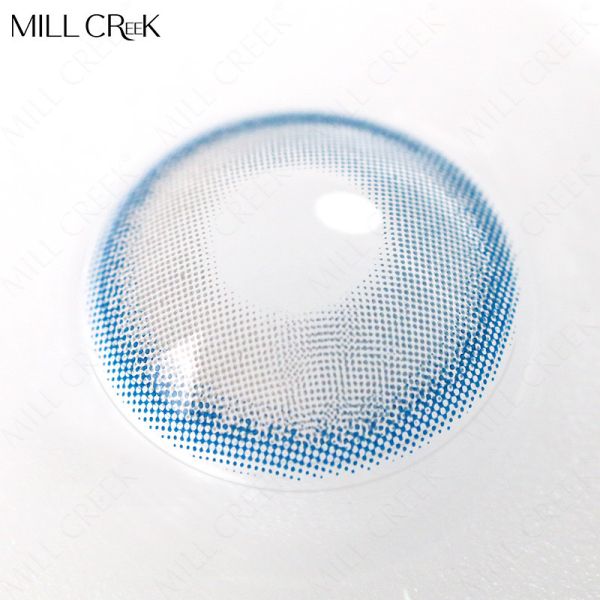 Заход солнца сахара KSSEYE половинный красит контактные линзы глаза Брауна серого цвета 14.2mm