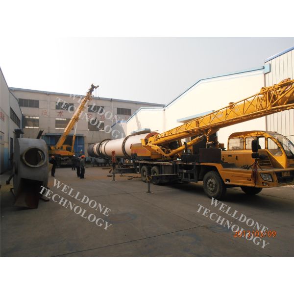 Большой сушильщик роторной печи жизненного периода длинной жизни уровня производства для химиката и продуктов питания