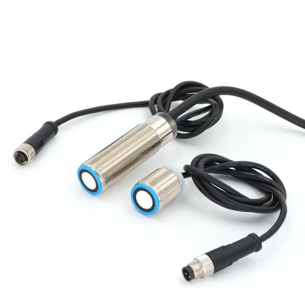 IP67 Sensor de distância por ultra-som U30D com detecção LED verde 20-100mm