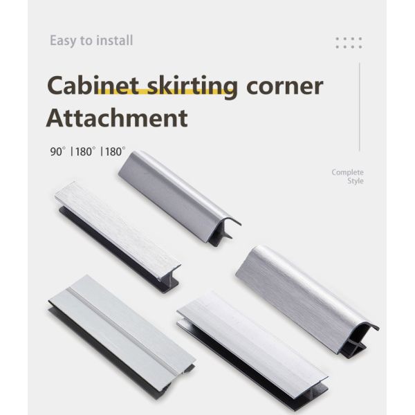 Laminate Flooring Decorative PVC Skirting Board Corner with Printing and UV Coating