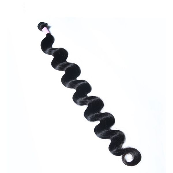 30 Inch Body Wave Long Indian Human Hair Weave 100 Grams / Piece