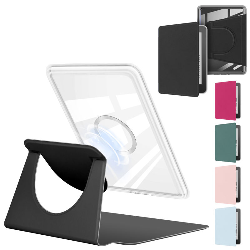 Laudtec Customized Personalized Printing PU Leather Case Cover for Kindle Paperwhite Ebook Magnetic Smooth Tablet Case