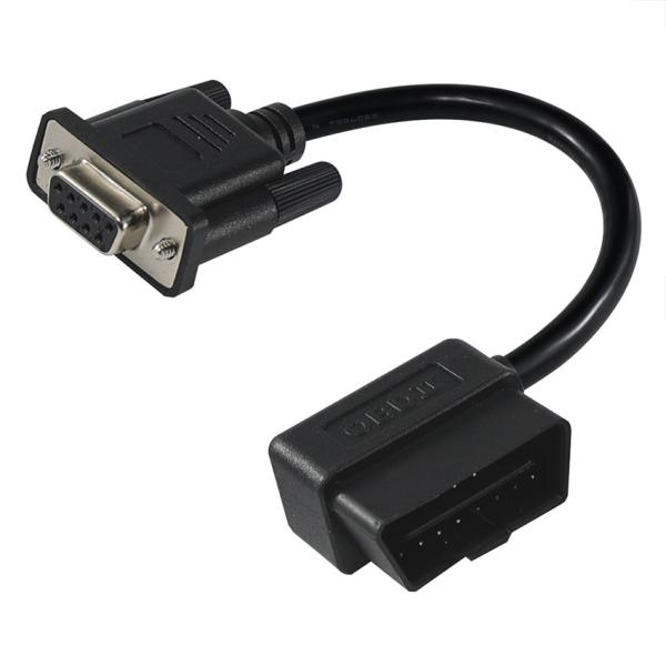 OBD-II to DB9 Diagnostic Adapter Cable 16-Pin Male to 9-Pin Serial