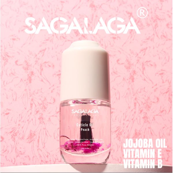 Huile nutritive pour la cuticule des fleurs dans une bouteille de 15 ml pour les ongles