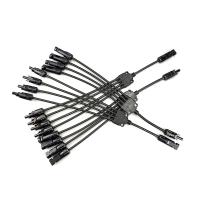 Cabo solar 1000V 4mm de alta tensão da C.C. do fio de MC4 picovolt 6mm para o painel