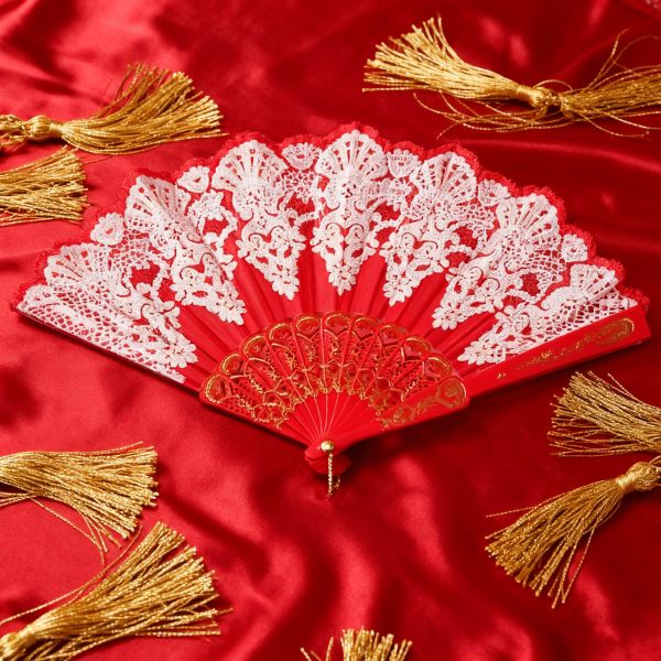 [I AM YOUR FANS] Wholesale Folding Fan Hand Held Dance Fans Plastic Hand Fan for Dancing