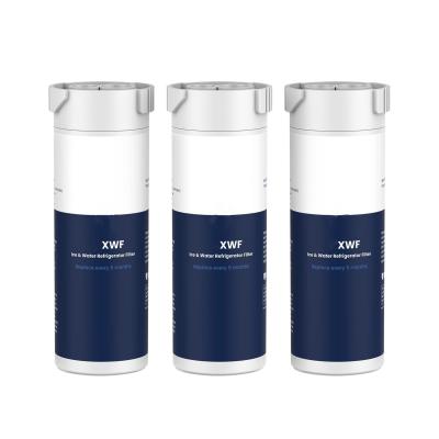 Fonte de energia elétrica XWF Substituição de filtro de água do frigorífico XWF Pack de 3