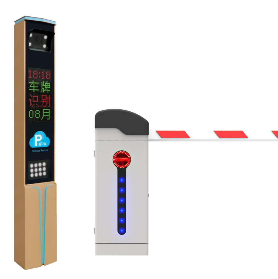 IP55 2 Way LPR Parking System , Automatic Vehicle License Plate Recognition System