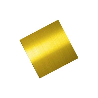 1.22m Width Golden Mirror Stainless Steel Sheet Plate 304 316L 430