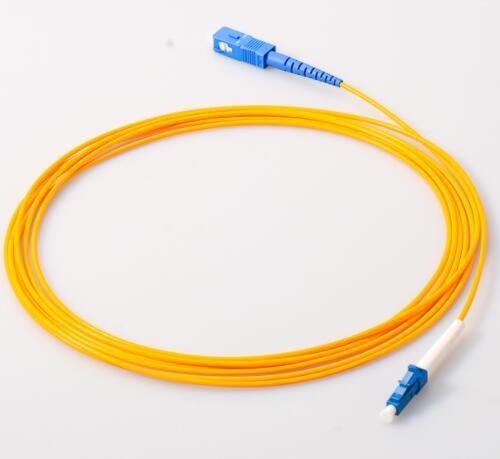 3m PVC LSZH Simplex Fiber Jumper SM SC UPC To LC UPC