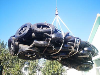 D3000×L6500 Integral Winding Inflatable Marine Fender 50KPa To 80KPa