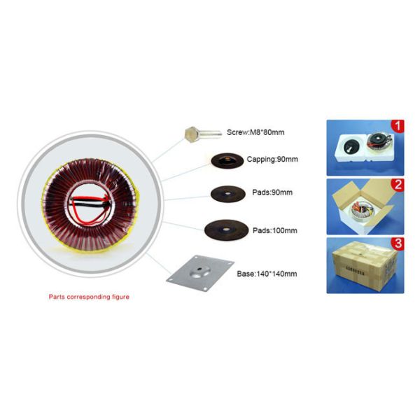 50Hz/60Hz Toroidal тип эффективность преобразования более высокой энергии трансформатора 2000W