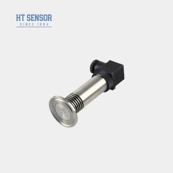 Hengtong Sanitary Clamp Type Pressure Transmitter with High Temp-Resistance, 0.5% Accuracy, and IP65 Protection