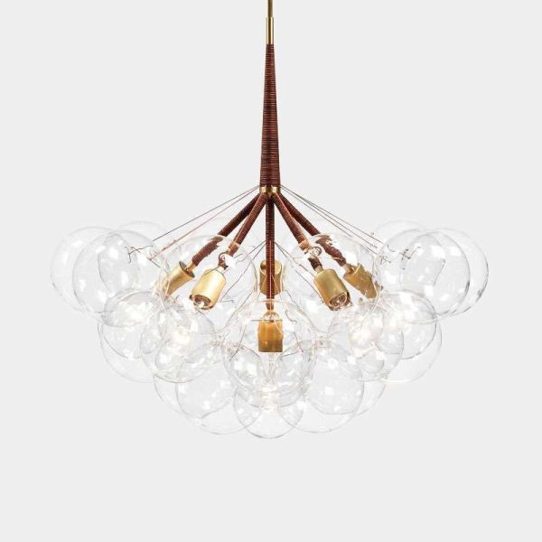 Decorative glass pendant light For Indoor home Lamp Fixtures (WH-GP-07)