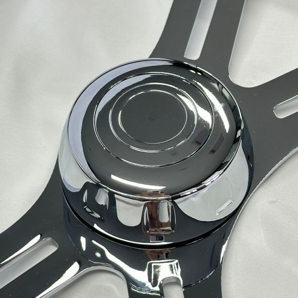 15 Truck Mahogany Wood Steering Wheel Chrome Plated Spokes OEM