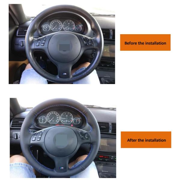 Accessories Hand Sewing Artificial Leather Steering Wheel Cover for Renault Fluence Megane Scenic 2009 2010 2011 2012 2013