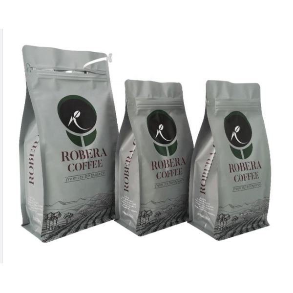 Matte Finish MOPP / VMPET / PE Plastic Zipper Bags For Coffee Packing