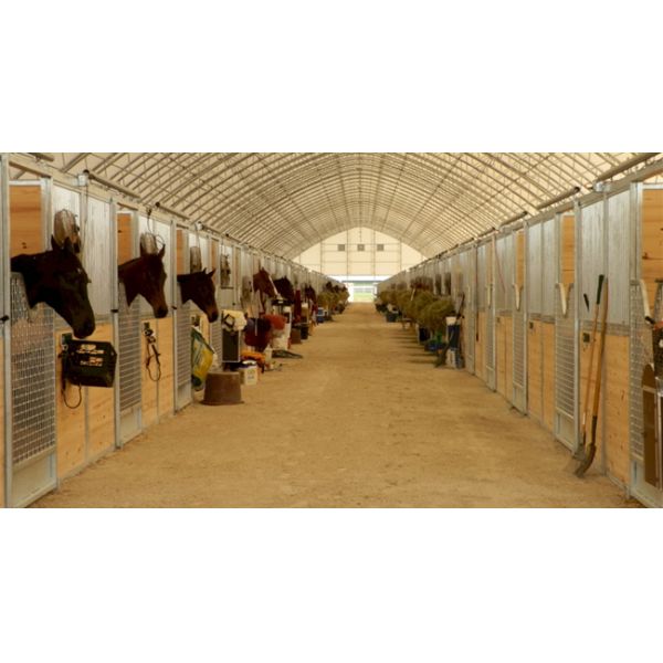 4x4m Prefabricated Bamboo Modular Horse Stable Doors