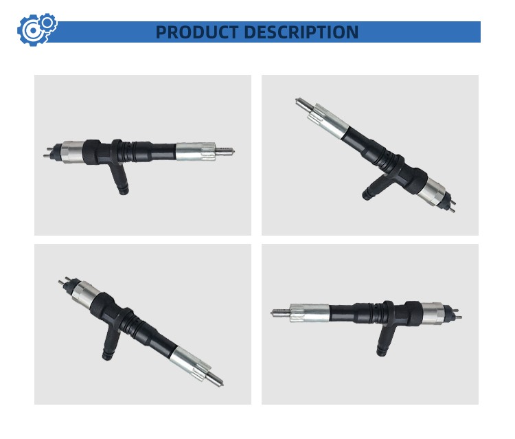 Steel Made 6251113100 6251-11-3101 095000-6070 New Diesel Common Rail Assembly Fuel Injector for KOMATSU FC450-8