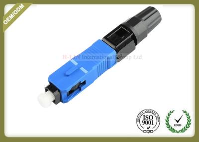 Professional Fiber Optic Accessories SC UPC SM MM Fiber Fast Connector 52~55mm Length
