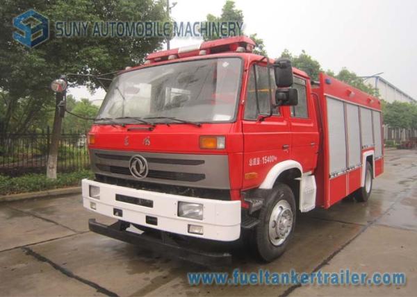 Carbon Steel Q235 Tank Two Axle Dongfeng Fire Fighting Vehicle 4x2 With ISB190 40 Engine