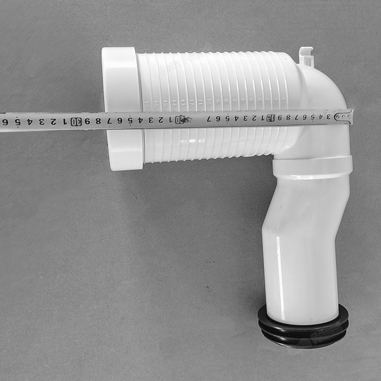 General Enhanced Floor-Standing Drainage Polyvinyl Chloride / Polypropylene Material Toilet Elbow With Question Mark Drain Pipe