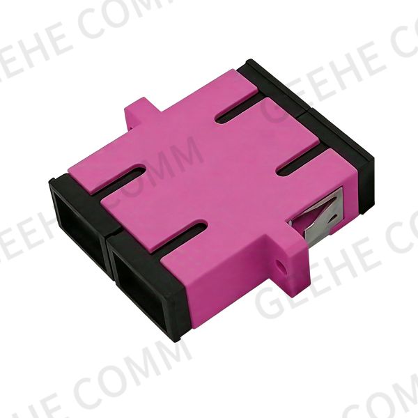 SC Multimode Duplex Fiber Optic Adapter/Flange