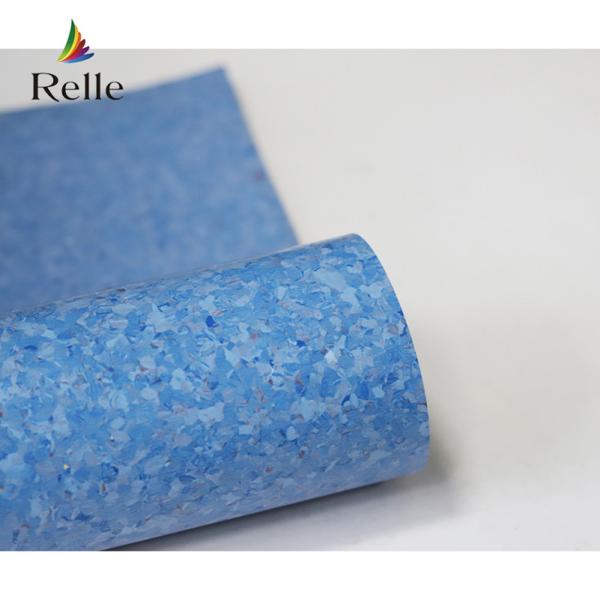 Antibactérien Relle Commercial Homogène Couleurs simples 2 mm Roulis de revêtement de sol en PVC pour les cliniques