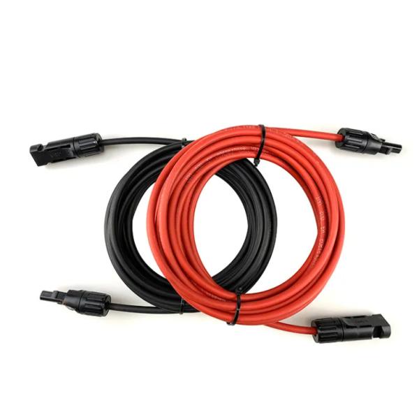 High Voltage 1500/1000V Solar Panel Extension Cable Harness 12AWG / 10AWG for Solar Panels